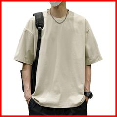 【在庫わずか】メンズ 大きいサイズ 速乾性 メンズ ビッグシルエット 無地 半袖シャツ オーバーサイズ 柔らかい 夏服 耐久性 通気性 tシャツ おしゃれ 夏 [Pneito] 5色