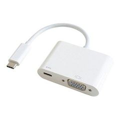 [신품 · 3 영업일에 발송] GOPPA GP-CV15H / W Type-C VGA 변환 어댑터 (PD 충전 대응) 화이트 (GP-CV15H / W)
