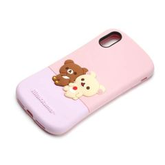 [신속 발송] San-X Collection iPhone XR용 실리콘 케이스 코리락쿠마 meets 차이로이코구마 YY02801