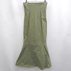◇ Θ natural couture ナチュラルクチュール ロング マーメイド スカート サイズM グリーン系 レディース E  【1505290008969】のサムネイル