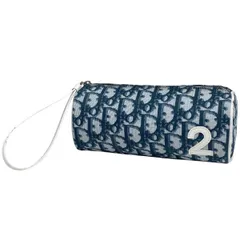 美品✨ Dior トロッター がま口 ポーチ ネイビー 楽天市場】ディオール Dior トロッター ポーチ ネイビー