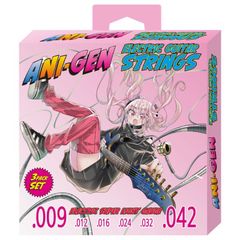 KIKUTANI ANI-SE09 (009~042) Nickel エレキギター弦 3セットパック〈キクタニ〉