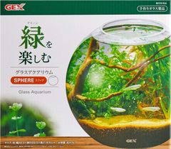 【新品】GEX AQUARIUM グラスアクア スフィア 水草 多肉植物 コケリウム テラリウム ガラス製 約4.5L