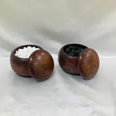 欅碁笥　特大　Φ15cm　33号蛤碁石那智黒碁石　桐碁笥箱付き　中古美品 碁笥 桜特大 碁石 白蛤 那智黒石｜Yahoo!フリマ（旧PayPayフリマ）