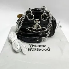 Vivienne Westwood ショルダーバッグ ビッグオーブ VivienneWestwoodレザー ビッグ オーブ チェーンショルダーバッグ
