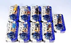 【中古-非常に良い】ＡＮＡユニフォームコレクション プチ ローソン 海洋堂（ブリスター缶コーヒー版・全９種フルセット）