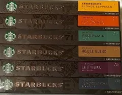 STARBUCKS ネスプレッソ 互換カプセル 60個入り 6フレーバー(ブロンド エスプレッソ ロースト コロンビア パイクプレイスロースト ハウスブレンド カフェベロナ) カプセルコーヒー コーヒーカプセル ネスレ スタバ 珈琲