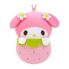 【中古】キーホルダー マイメロディ 「サンリオキャラクターズ いちごおくるみマスコット」