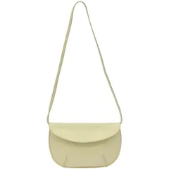 JIL SANDER NAVY ジル サンダーネイビー レザーショルダーバッグ  アイボリーのサムネイル