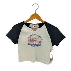 トミーヒルフィガー TOMMY HILFIGER 24AW スリムヴィンテージプレッピーTシャツ レディース import：S 