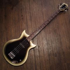 Burny WSB-80EV Electric Bass Guitar Luna Model Black Tested