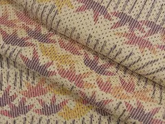 平和屋着物■上質なお召　楓文　逸品　ze6137