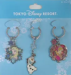 【中古】雑貨 アナ＆エルサ＆オラフ キーチェーン(3個セット) 「アナと雪の女王」 東京ディズニーリゾート限定