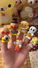 アンパンマン 友達たち ソフトビニール 指 フィギュア 6 種 まとめ売り