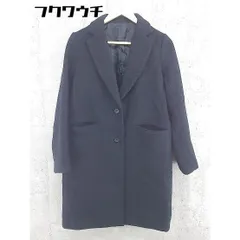■ SENSE OF PLACE by URBAN RESEARCH 長袖 チェスターコート サイズ38 ネイビー レディース 【中古】 【1101200009837】