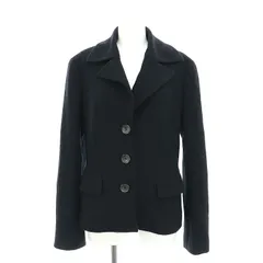 エスカーダ ESCADA 3B テーラードジャケット ウール 総裏地 36 黒 ブラック /MI ■OSのサムネイル