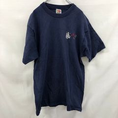 M　K&G　刺繍　ワンポイント　Tシャツ　フルーツ・オブ・ザ・ルーム　Fruit of the Loom　輸入　古着