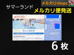 東京サマーランド１DAYパス 株主ご招待券 優待券 プール 2枚b