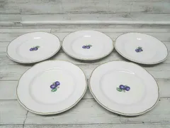 未使用リチャードジノリ皿ピッコロプルーンホワイト5枚セット 未使用リチャードジノリ皿ピッコロプルーンホワイト5枚セット