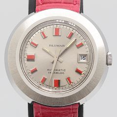 デッドストック級  稼働 良品  BLUMAR AT/自動巻き シルバー文字盤 レディース腕時計 0572000 4ERT KMR ABC 15815