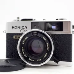 【実写確認整備品】コニカC35FDB.K／ヘキサノン38mmf1.8コニフード付 実写確認整備品】コニカC35FDB.K／ヘキサノン38mmf1.8コニフード