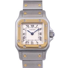 カルティエ Cartier サントス ガルベ W20012C4 Cartier Santos  クォーツ 腕時計 レディース 白