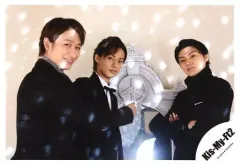 【中古】生写真(ジャニーズ) Kis-My-Ft2/藤ヶ谷太輔・横尾渉・宮田俊哉/横型・上半身・衣装黒白・センター藤ヶ谷/15夏秋 パンフ＆グッズ/公式生写真