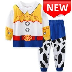 ✨新品✨トイストーリー ジェシー パジャマ 子供用 コスプレ 上下セット 長袖 ディズニー キッズ カウガール コスチューム 可愛い 100 110 120 130cm 部屋着 プレゼント ウエスタン コットン 男の子 女の子 プレゼント コットン 綿