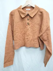 ◇ ◎ ●未使用● INGNI イング 長袖 ニット セーター サイズM オレンジ レディース P  【1407260037835】