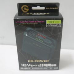 長信ジャパン GB-POWER リチウムポリマーバッテリー GB428PD ProMax 未使用 28Vシリーズ  117ℓ秒 ダブル出力ポート搭載≡DT6297