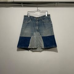 LEVIS REMAKE DENIM SKIRT ORANG TAB UB-0322