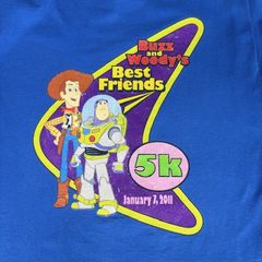 Buzz and Woody's Best Friends 5Kマラソン January 7,2011 Champion プリントTシャツ サイズS 07061613 861