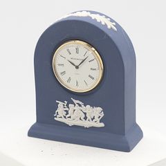 043）稼働品ウェッジウッドジャスパー 陶器 ライトブルー系 ホワイト