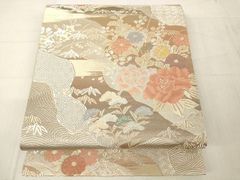 袋帯 雲 菊花 桐の花 鹿の子 松 花模様 着物 帯 - メルカリ