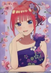 【中古】クリアファイル 中野二乃 描き下ろしイラスト 桜ドレスver. A4クリアファイル 「映画 五等分の花嫁 POP UP SHOP in TOWER RECORDS」