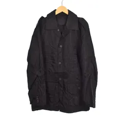 プラダ PRADA トレンチコート ジャケット ナイロン M 黒 ブラック ☆AA★のサムネイル