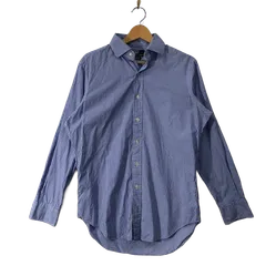 90's vintage 90年代 ヴィンテージ Polo by Ralph Lauren ポロバイラルフローレン ギンガムチェックシャツ CLASSIC FIT 長袖 シャツ ボタンダウン CHINA製 15 32/33サイズ ブルー ホワイト