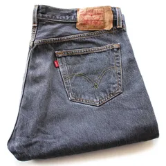 00s メキシコ製 Levi'sリーバイス 501 先染め ブラック デニムパンツ W38★SDP3752 オールド ジーンズ ストレート ビッグサイズ