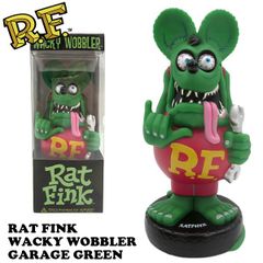 ラットフィンク ボビングヘッド ガレージ グリーン【RAT FINK】【FUNKO】
