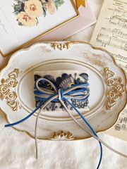 インド刺繍リボンのポニーフック