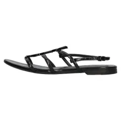 SAINT LAURENT PARIS (サンローランパリ) YSL ロゴ オープントゥ サンダル レディースのサムネイル