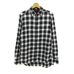 ディーゼル 長袖シャツ チェック柄 トップス メンズ Mサイズ ブラック系×ホワイト DIESEL 【中古】