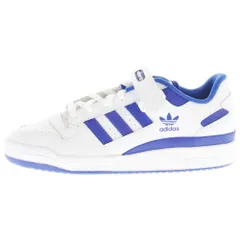 adidas (アディダス) FORUM LOW フォーラム ローカットスニーカー ホワイト/ブルー US10/28cm FY7756
