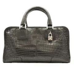 N*A様 LOEWE　ロエベ　アナグラム　ボストンバッグ　スペイン製　90sVi LOEWE - ロエベ LOEWE ボストンバッグ アナグラム レザー 03