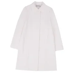 美品 フォクシー ニューヨーク FOXEY NEW YORK コート ステンカラーコート バルマカーンコート アウター レディース 38(S相当) ホワイトのサムネイル
