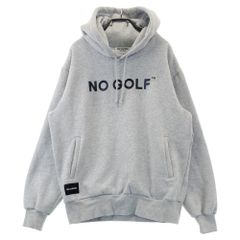 サイズ：M NO COFFEE ノーコーヒー ×CLUBHAUS NO GOLF 裏起毛 スウェットパーカー  グレー系 [240101487110] ゴルフウェア メンズ ストスト