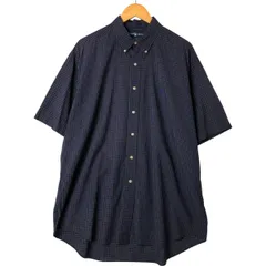 古着 ラルフローレン Ralph Lauren BLAKE 半袖 ボタンダウン チェックシャツ メンズXL相当/eaa551856