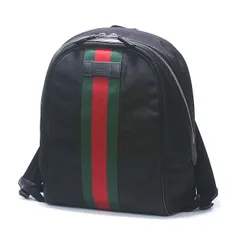 グッチ　gucciリュック　バックパック　キャンバス　ブラックモノグラム希少レア GUCCI（バッグパック/リュック）のフリマアイテム一覧