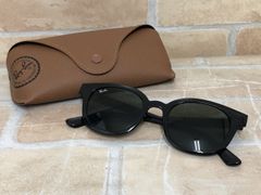 【中古】 ケース付 Ray-Ban レイバン サングラス RB4324F ブラック  111431832
