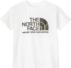 ザ・ノース・フェイス THE NORTH FACE アウトドア ショートスリーブカモロゴティー キッズ S/S Camo Logo Tee ボーイズ ガールズ カットソー Tシャツ 半袖 子供服 コットン 紫外線対策  NTJ32359 WW ホワイト2